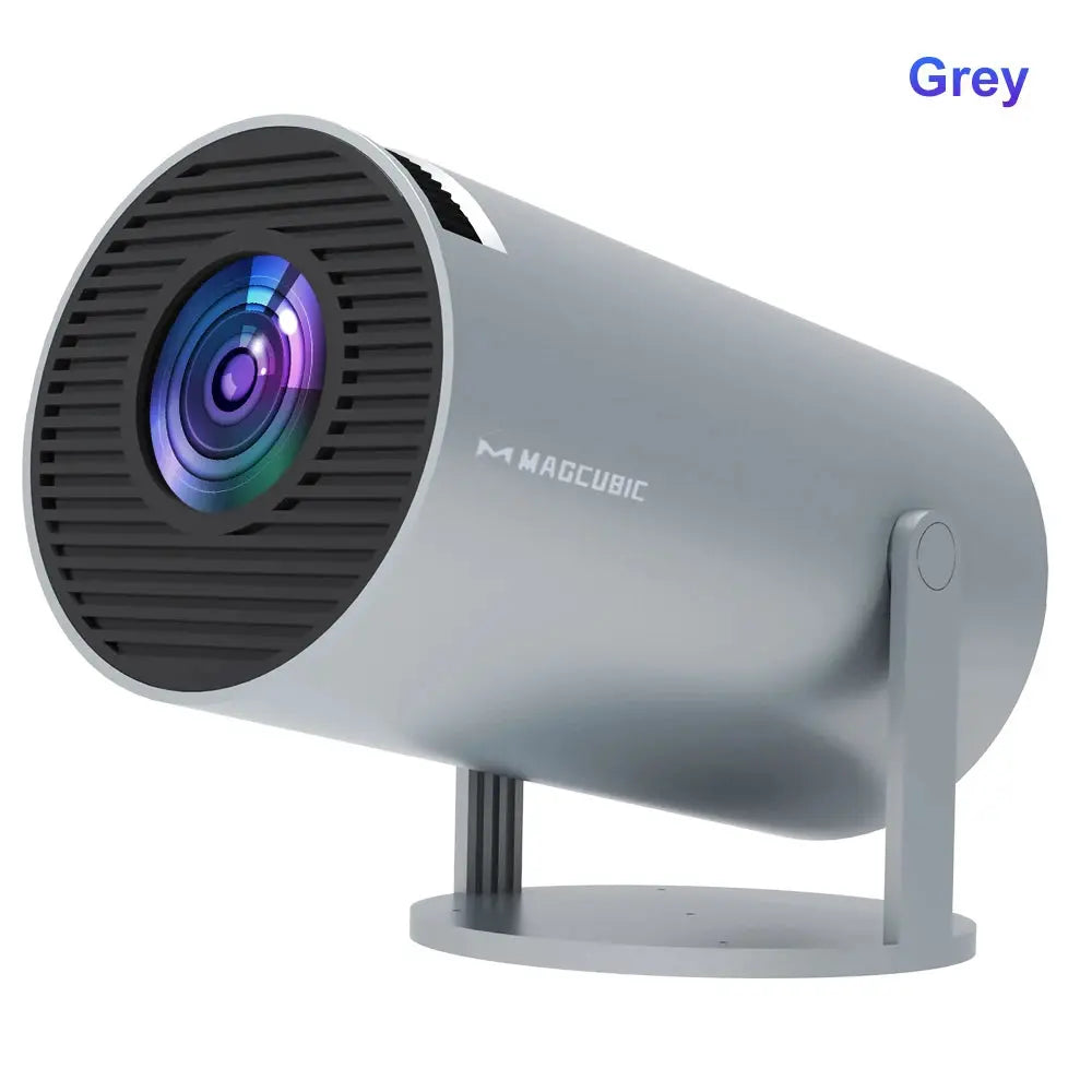 Projector Android 11 4K 1280*720P HY300 Pro + Dual Wifi 290ANSI 180°Flexible BT5.0 Cinema Outdoor Portable Projector