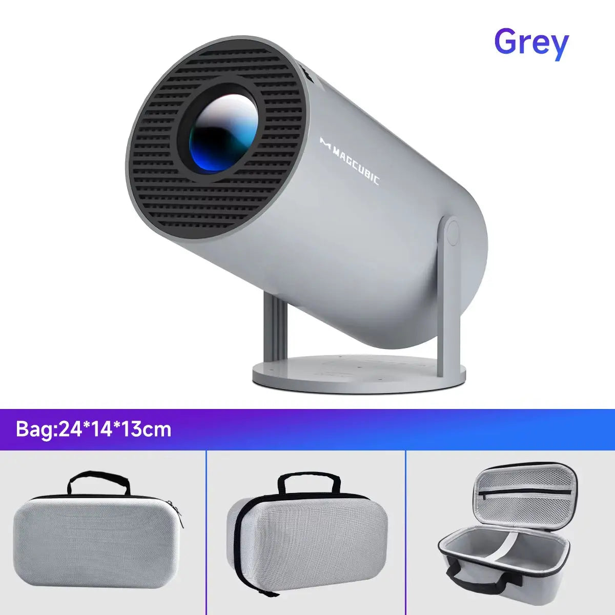 Projector Android 11 4K 1280*720P HY300 Pro + Dual Wifi 290ANSI 180°Flexible BT5.0 Cinema Outdoor Portable Projector