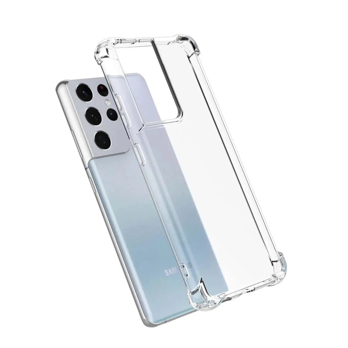 Galaxy A11 A12 A32 A42 S20 FE 5G S9 S21 S21+ S21 FE 5G Note 9 20 Ultra Case, Samsung Galaxy Clear Phone Cases,  Crystal Transparent Clear Flexible Shock Absorption Bumper Soft TPU Cover