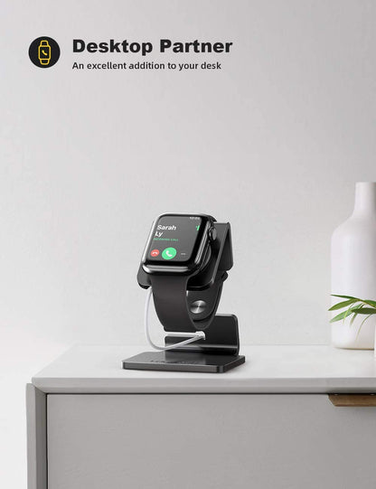 Watch Stand for Apple Watch Magnetic Fast Charger - Desk Charging Stand Holder Dock for Apple Iwatch Series SE 10 9 8 7 6 5 4 3 2 1, Series Ultra(49Mm 46Mm 45Mm 44Mm 42Mm 41Mm 40Mm 38Mm)